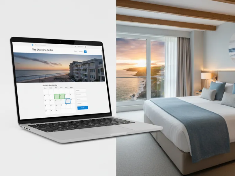 Salcombe luxury accommodation website and booking platform